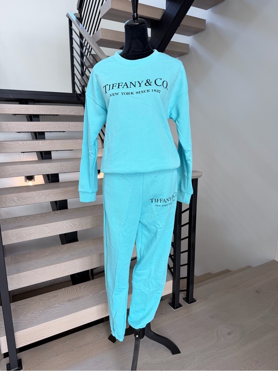 Tiffany & Co. Pants - Tiffany & Co. Turquoise Tracksuit Matching Set size M